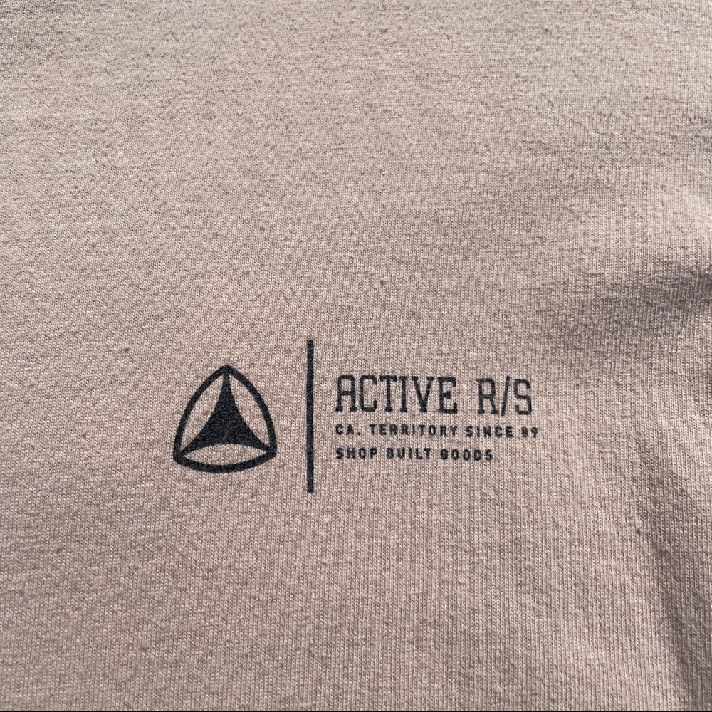 Tan Active Ride Shop T-Shirt - Picture 2 of 3